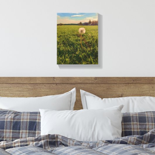Löwenzahn Leinwanddruck (Insitu (Schlafzimmer))