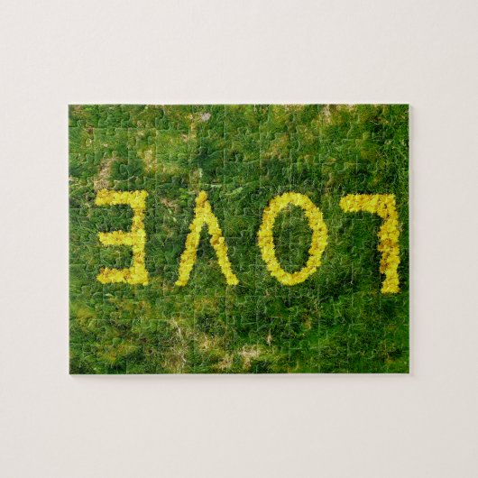 Löwenzahn-Liebe Puzzle (Horizontal)