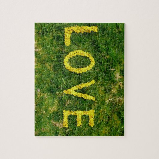 Löwenzahn-Liebe Puzzle (Vertikal)