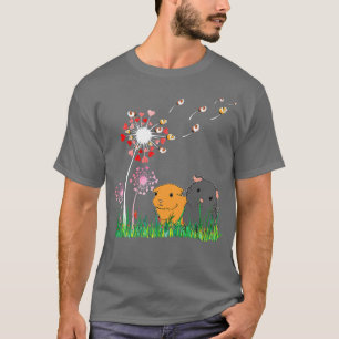 Löwenzahn Meerschweinchen Süßes Meerschweinchen Bl T-Shirt