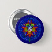 Löwenzahn-Mensch Button (Vorne & Hinten)