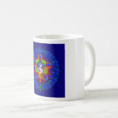 Löwenzahn-Mensch Kaffeetasse (VorderseiteRechts)