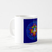 Löwenzahn-Mensch Kaffeetasse (Vorderseite Links)