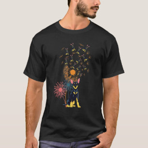 Löwenzahn Min Pin Hund Pinscher Haustier Tier Min T-Shirt