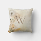 Löwenzahn-Monogramm Kissen (Vorderseite)