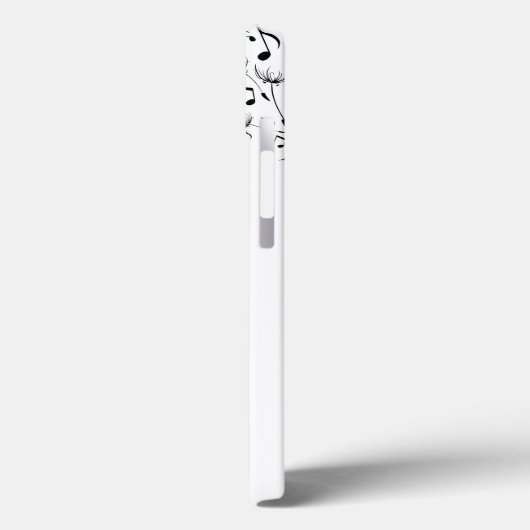 Löwenzahn-Musik-Symbole Case-Mate iPhone Hülle (Rückseite / Links)