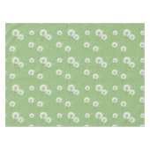 Löwenzahn-Muster auf grünem Hintergrund Tischdecke (Vorderseite (Horizontal))