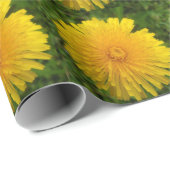 Löwenzahn-Packpapier Geschenkpapier (Rolleneckpunkt)