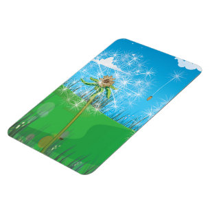 Löwenzahn Pflanze Magnet