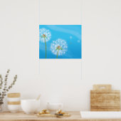 Löwenzahn Pflanze Poster (Küche)