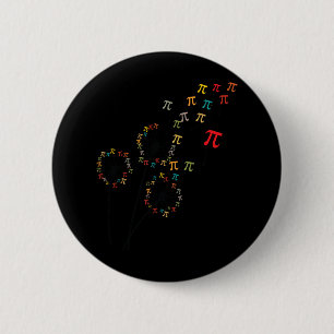 Löwenzahn Pi-Tag Blume Pi-Tag Vintage Retro Mathe Button
