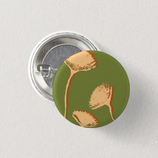 Löwenzahn Pop Button (Vorne & Hinten)