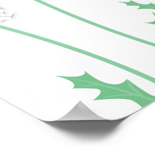 Löwenzahn Poster (Ecke)