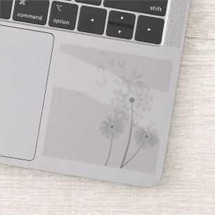 Löwenzahn-Samen-Schlag Aufkleber