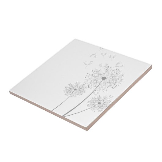 Löwenzahn-Samen-Schlag Fliese (Seite)