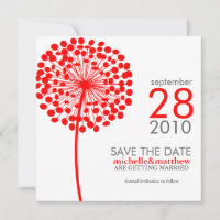 Löwenzahn Save-the-Date-Ankündigungen
