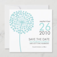 Löwenzahn Save-the-Date-Ankündigungen