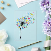 Löwenzahn Schmetterlingsblüte Acryleinladungen (In Situ (Hochzeit))