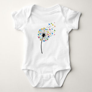 Löwenzahn Schmetterlingsblüte Baby Strampler