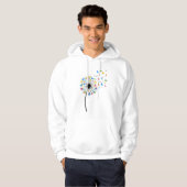 Löwenzahn Schmetterlingsblüte Hoodie (Vorne ganz)