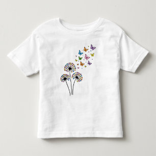 Löwenzahn Schmetterlingsblüte Kleinkind T-shirt