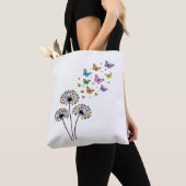 Löwenzahn Schmetterlingsblüte Tasche (Von Nahem)