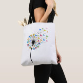 Löwenzahn Schmetterlingsblüte Tasche (Von Nahem)