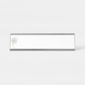 Löwenzahn Schreibtischnamensplakette (Vorderseite )