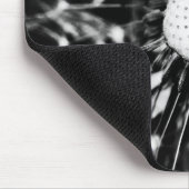 Löwenzahn schwarz mousepad (Ecke)