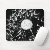 Löwenzahn schwarz mousepad (Mit Mouse)
