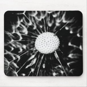 Löwenzahn schwarz mousepad