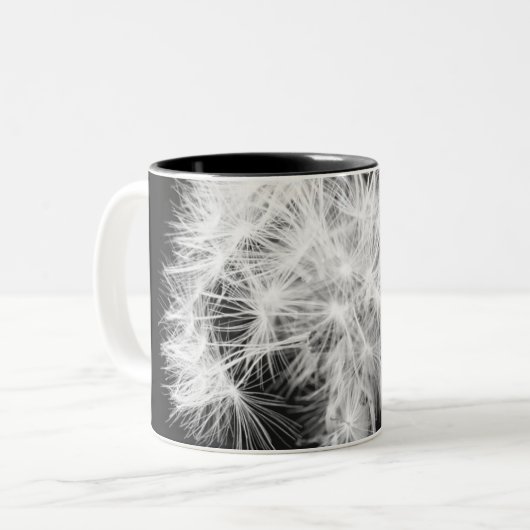 Löwenzahn-Tasse Zweifarbige Tasse (Vorderseite Links)