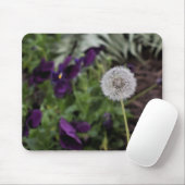 Löwenzahn- u. StiefmütterchenMausunterlage Mousepad (Mit Mouse)