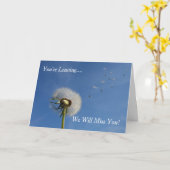 Löwenzahn-Uhr - Verlassen der Arbeitskarte Karte (Gelbe Blume)