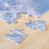 Löwenzahn- und Schmetterlingsdesign: Wünsche mache Puzzle (Seite)
