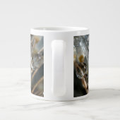 Löwenzahn und Wassertropfen, CA Jumbo-Tasse (Rückseite)