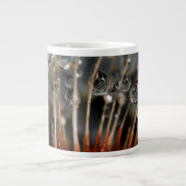 Löwenzahn und Wassertropfen, CA Jumbo-Tasse (Vorderseite)