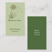 Löwenzahn Visitenkarte (Vorne/Hinten)