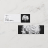 Löwenzahn-Visitenkarte Mini Visitenkarte (Vorne/Hinten)