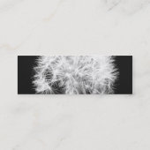 Löwenzahn-Visitenkarte Mini Visitenkarte (Rückseite)