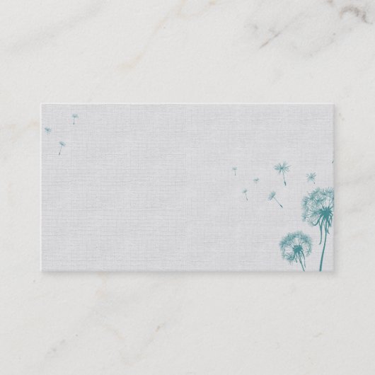 Löwenzahn-Visitenkarten Visitenkarte (Vorderseite)