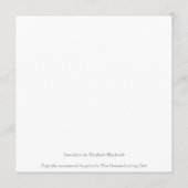 Löwenzahn von Elizabeth Blackwell (Rückseite)