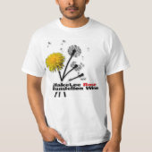 Löwenzahn-Wein-T - Shirt (Vorderseite)