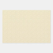 Löwenzahn-Wiese Neutral - Goldenes Weizenfeld Geschenkpapier Set (Vorderseite 3)