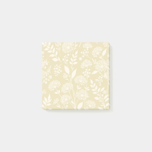 Löwenzahn-Wiese Neutral - Goldenes Weizenfeld Post-it Klebezettel (Vorderseite)