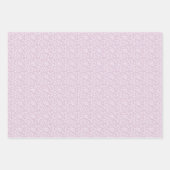 Löwenzahn-Wiese Neutral - Warmes Lila Geschenkpapier Set (Vorderseite 3)