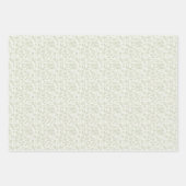 Löwenzahn-Wiese Sanftes Oliven - Neutral Geschenkpapier Set (Vorderseite 2)