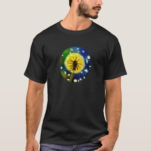 Löwenzahn Wildblumengarten Blumen Symbol der Hoffn T-Shirt (Vorderseite)