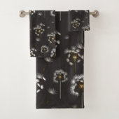 Löwenzahn-Wildblumenmuster Badhandtuch Set (Insitu)