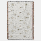 Löwenzahn-Wildblumenmuster Decke (Vorderseite Vertikal)